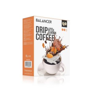 Свежеобжаренный натуральный молотый кофе BALANCER со вкусом горького миндаля, 5 дрип-пакетов 2